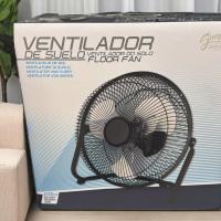 Ventilador de Suelo Metálico 25 cm | Potente y Compacto | 50W | 220-240V | Silencioso | Estilo Industrial - Gerimport - details 4