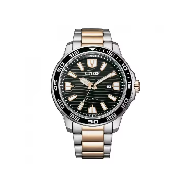 Reloj Citizen hombre Eco-drive bicolor rosado con garantía y packaging oficiales de la firma - 1