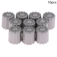 10 Pcs Tapones De Válvula De Neumático Para Coche Nylon Cubiertas De Polvo Con Sellador Accesorios Gris Para Auto Bicicleta - details 0
