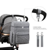 Bolso De Diaper Multifuncional Grande Y Resistente Al Agua Para Viajes Con Capacidad Para Mudanzas De Bebé Nueva Vida Portátil - details 1