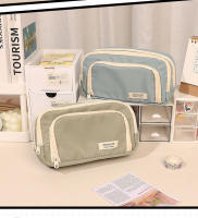 Bolsa De Almacenamiento Minimalista De Gran Capacidad Estudiante Estuche De Lápices Maquillaje Herramientas Digitales Bolsa De Estación De Suministros De Oficina - details 8