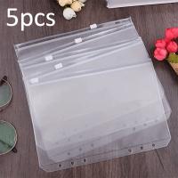 Carpeta Transparente Con Cremallera Para Anillo A5 5 Piezas Envelope Económico Con 6 Holes Para Notas Y Documentos - details 3