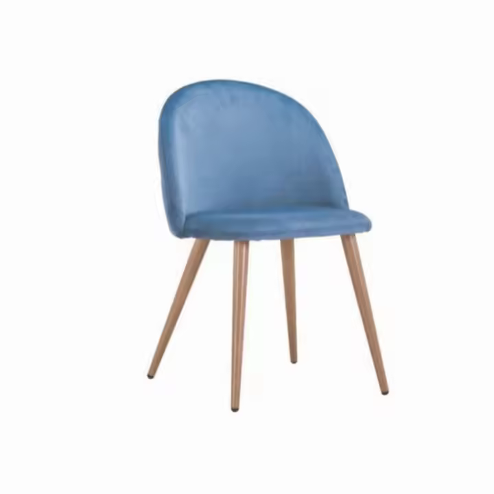 Gerimport Set 4 Sillas Diseño Eventos Azul Kongsberg Kendall 52x49.5x78cm - Elegantes y Duraderas - 1