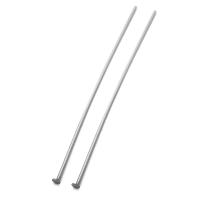 100pcs Alfileres De Ojo Planos De Acero Inoxidable Para Joyería Con Cabeza De Bola 20mm 30mm 40mm Herramienta De Conector En Lote - details 2