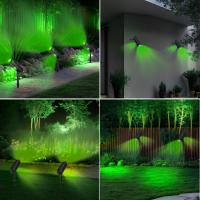 4PCS Luz Solar LED Exterior IP65 Verde Para Jardín Luz De Pared Solar Luces De Spotlight Solar Para Árboles Camino Jardín - details 12