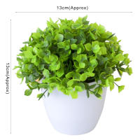 Bonsái Artificial Energético Decorativo No Desvaneciendo Planta Verde Para Mesa Centro De Oficina Decoración Imitación - details 3