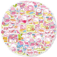 30pcs Pegatinas De Conejo Lindo Graffiti De Dibujos Animados Para Decorar Cuaderno Maleta Moto Scrapbook PVC Impermeable Decales Para Niños Mayores De 3 Años - details 0