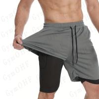 Shorts De Anime Goku Para Hombre Pantalones Cortos Deportivos De Secado Rápido Para Gimnasio Running Y Entrenamiento Verano 2 En 1 Shorts De Playa - details 31