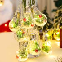 Guirnaldas de luces de Navidad, 2 metros, Cadena de luces con forma de Globo, Cadena de luces de Navidad con Pilas, bomblas de Interior, Luz decorative para dormitorio - details 4