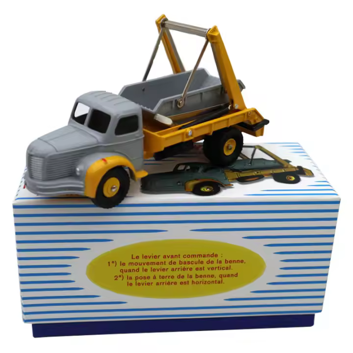 Camión Berliet Multibenne Marrel 34C De Dinky Toys 1/43 Atlas Modelo De Metal Colección Limitada Regalo De Navidad Para Adultos - 1