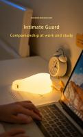 Lámpara De Noche Recargable LED En Forma De Pato Con Silicona Luz De Iluminación Infantil Para Decoración De Habitaciones Regalo De Cumpleaños - details 8