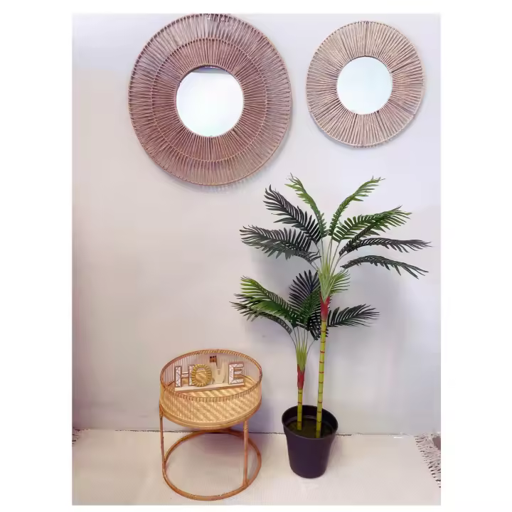 Factory Cuadros Cuadro Decorativo Palmera Doble Tronco 110cm | Flores y Plantas Artificiales - 1