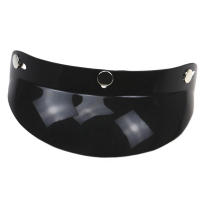 Visera Universal Negra Para Casco De Motocicleta Con 3 Botones Protección Solar Y Sombrilla Anteojos De Moto - details 7