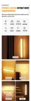 Luz De Armario Inteligente Magnética Recargable 20CM 7.87 Pulgadas Sensor De Magnetismo Luz Nocturna Para El Hogar Y Armario Soporte De Regulación Infinita - details 6