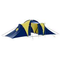 vidaXL Tienda de Campaña para 9 Personas Carpa de Camping Tela Color dark blue and blue,  Azul y amarillo,  Azul y verde y mas - details 2