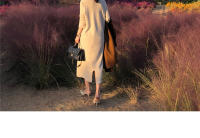 Vestido Largo De Mujer Otoño Invierno 2024 Nueva Vuelta Suéter Tejido Suéter Maxi De Cashmere Estilo Coreano Elegante - details 2