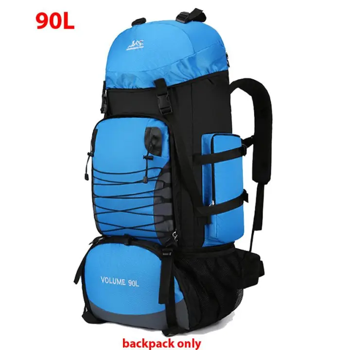 Bolsa de hombro para camping y senderismo Hecho de nylon with Correa ajustable CAPACIDAD DE 80-100 litros Mochara de viaje 90L para hombres - 1