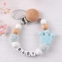 Clip Para Chupete De Bebé Portador De Tetina De Silicona Con Cadena Corona Accesorios Para Masticación Nuevo Y Utensilios Para Bebés - details 10