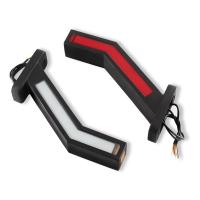 Par De Luces Traseras LED Impermeables Para Coche Camión Y Remolques 12V ABS Material Luz Trasera Para Vehículos - details 16