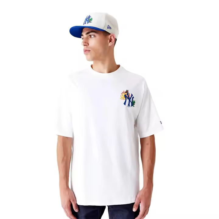 Camiseta New Era Blanca Yankees Mlb Floral Grphc Os Tee Neyyan - 1