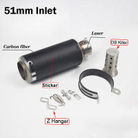 Escape De Motocicleta Modificado Muffler Pipe Para MT07 R1 ER6N CBR250R Nmax Tmax530 Msx125 Scooter Pit Bike Dirt Motocross Universal - details 9