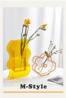 Vaso De Acrílico Creativo Y Artístico Para Flores Moderno Decoración Para Escritorio De Oficina Y Dormitorio Estilo Nórdico - details 8