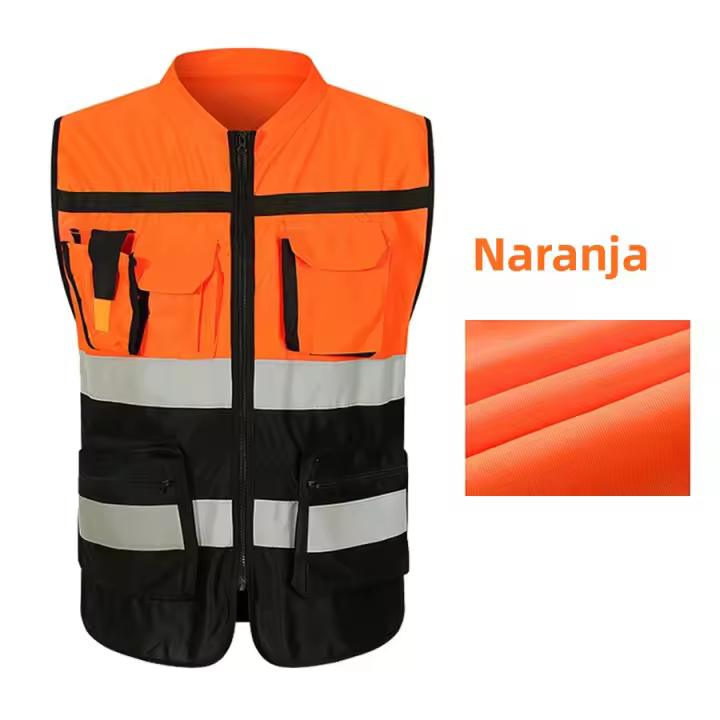 Chaleco De Seguridad Para Ciclismo Y Correr Chaleco Reflectante Hidrófobo Ajustable Para Actividades Al Aire Libre Vest De Seguridad Para Noche - 1