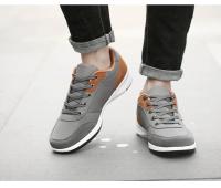 Zapatos De Hombre Impermeables Para Primavera Y Otoño Tenis De Cuero Deportivos Antideslizantes Suela De Goma Para Caminar Y Deporte - details 7