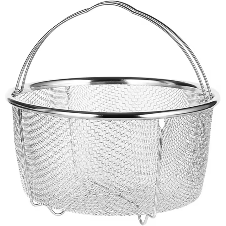 Cesta de Malla para vapor, versátil y Calor Resistant, fácil de limpiar para Restaurantes (20 cm) - 1