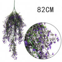 Plantas Artificiales Colgantes De 80CM Adelfa Artificial Decoración De Pared Para Jardín Y Hogar Flores Falsas De Plástico Para Exposición Y Uso En Bodas - details 6