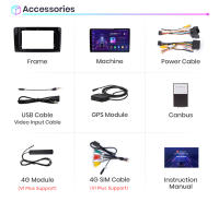 Junsun Radio Coche para Mercedes Benz M-Class W164 GL-Class X164 ML GL AI Voice 2 din Pantalla Coche Android Auto Multimedia Navegación GPS Auto radio - details 22