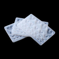 Molde De Silicona Para Joyería DIY En Forma De Corazón Para Cubiculación De Anillos Collares Y Uñas Con Cristal Epoxy Resina - details 3