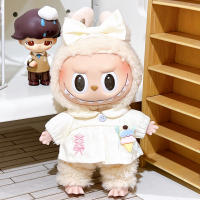 Ropa De Peluche Labubu Para Bebé 17cm Accesorios De Anime Lindo Y Moderno Traje De Hoodie Para Regalo De Navidad Unisex - details 8