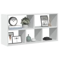 vidaXL Estante de pared madera ingeniería 100x25x50 cm en color Roble ahumado/Roble Sonoma/Negro y más | práctico organizador multiusos diseño compacto funcional - details 4