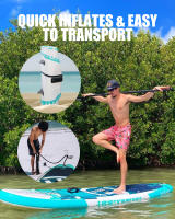 DEVESSPORT Tabla de Paddle Surf Hinchable Highpi 10’6 Verde Todos Accesorios - details 5
