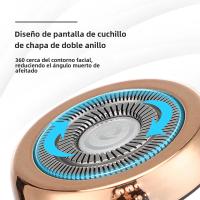 Afeitadora Eléctrica Portátil Para Viajes 2 En 1 Mini Afeitadora De Nariz Y Barba Recargable Para Hombres Cuchilla De Malla Con Dispositivo De Afeitar De Pelo - details 6