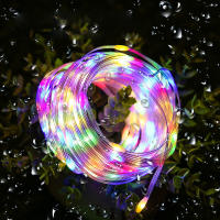 Cadena De Luces LED RGBIC Bluetooth Con Batería Operada Dreamcolor Smart Fairy Luz Para El Hogar Autónoma Y Decorativa - details 15