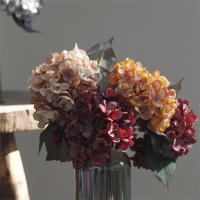 Ramo De Flores Artificiales De Algodón Para Boda Decoración De Vaso De Hydrangea De Otoño Para Hogar Navidad Decoración De Casamiento - details 2