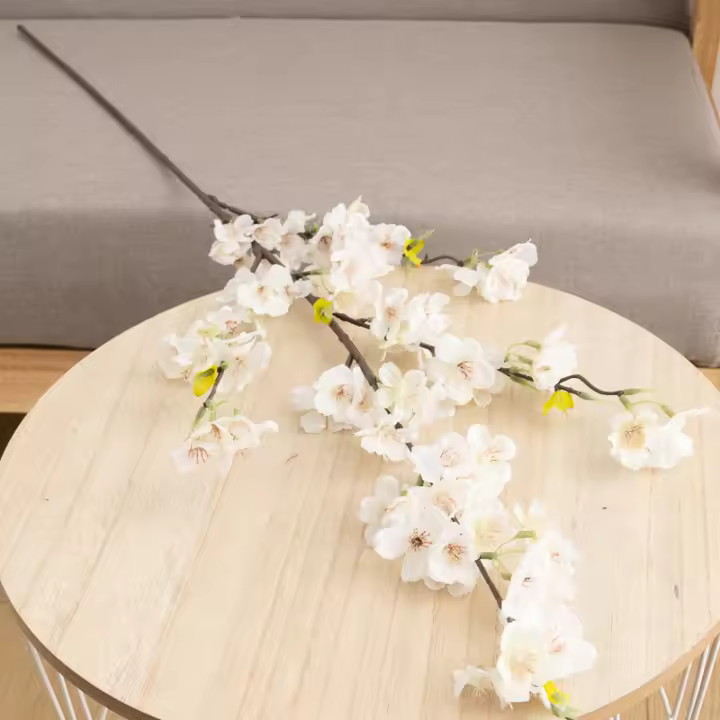 Arreglo De Flores Artificiales De Cerezo 105cm Para Bodas Y Fiestas Decoración De Mesa Con Pétalos De Seda Falsa Adornos Para Aniversarios Y Cumpleaños - 1