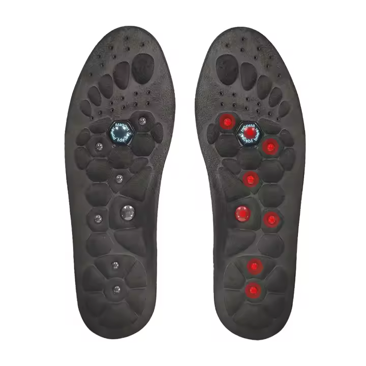 Nuevos Insoles De Terapia Magnética Con Masaje Magnetismo En El Pie Insoles De Acupresión Para Deportes Al Aire Libre Suaves Adecuados Para Un Amplio Rango De Forma De Zapato - 1