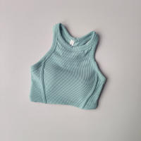 Top De Yoga Para Mujer Racerback Unipiece Secado Rápido Deporte Fitness Ropa Deportiva Sin Mangas Para Correr Y Uso Externo - details 6
