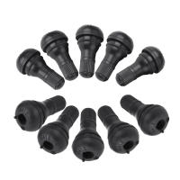 Válvula De Neumático Para Coche Auto TR412 Snap in Desechable En Caucho Con Cubierta Antipolvo Pieza Por Unidad - details 0