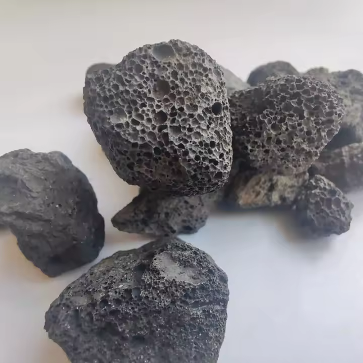 Piedra Volcánica Poreosa Natural 100g/pack Geode Para Terapia Aromática Difusor De Aceites Esenciales Juguete Para Peces Decoración Para Casa Y Jardín - 1
