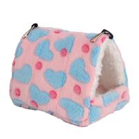 1 PC Almohadilla De Algodón Suave Para Ratoncillo Cojín De Dormir Para Animales Pequeños Casa De Hamster Invierno Cálido Color Aleatorio - details 4