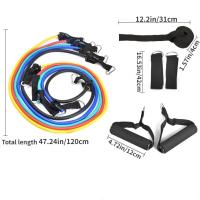 Banda De Resistencia Para Bodybuilding En Goma De Gimnasio Accesorios Deportivos Elásticos Para Fitness Portátiles 100LBS - details 6