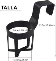 2Pcs Soportes para Botellas para Coche Portavasos de la Botella, Acrilonitrilo butadieno estireno, Color Negro - details 0