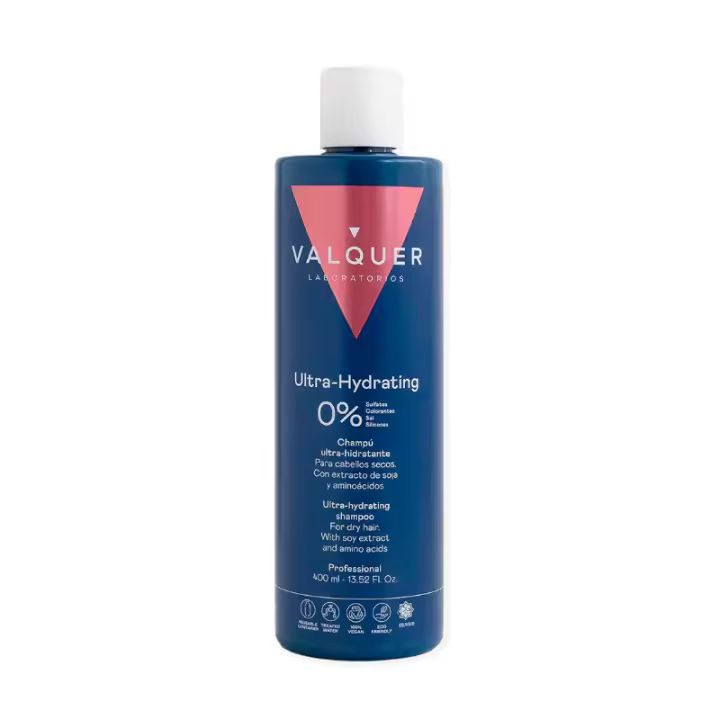 Champú ultrahidratante para Cabello Seco - 0% Sin Sulfatos valquer 400ml - 1