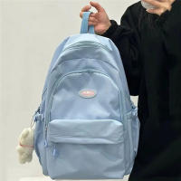 Mochila Grande De Nylon Con Gran Capacidad Para Viajes Colores Dulces Kawaii Mochila Escolar Diaria Para Estudiantes Con Cremallera - details 10