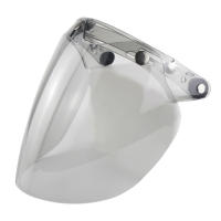 Visera De Motorbike Helmet Lente De Burbuja Antifog Y Anti-UV Con 3 Snap Para Protección Contra El Viento Accesorio De Motocicleta - details 6