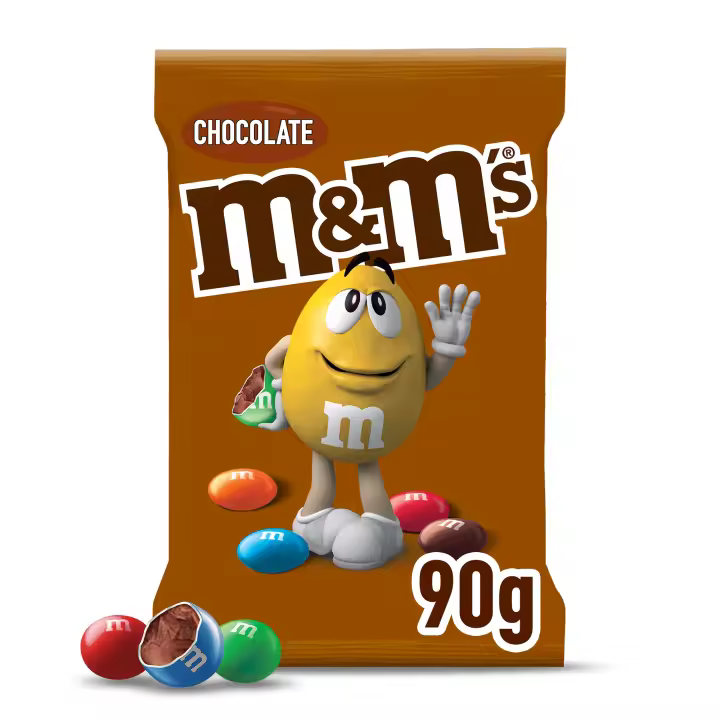 M&M's bolitas de Chocolate con Leche, 8 packs de 90g - 1